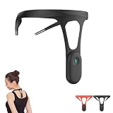 The Smart Posture Luxe - Invisible Posture Corrector for Men & Women, Adjustable Back Brace for Straight Posture, Comfortable & Breathable Posture Support for Office, Driving, Workouts (black*1)