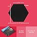 BaseCore HEX Hexagon Vinyl Flooring Black 5.75