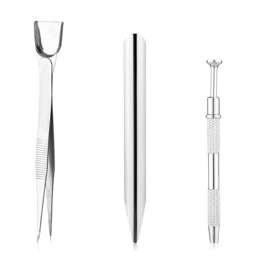Gosknor 3pcs Jewelry Making & Cake Decorating Tools Set, Includes 4-Claw Jewelry Pick Up Tool & Bead Scoop & Tweezer with Scoop for Precision Handling Beads, Diamonds, Sprinkles & Tiny Decorations