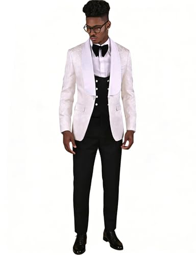 Blazer Jacquard homme costume mariage bal de promo et veste de fête