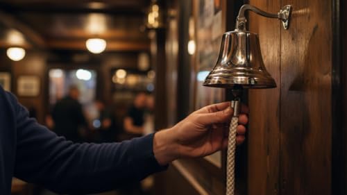 Sonnette de navire chromée ThorINSTRUMENTS pour l'ambiance de vos pubs et bars
