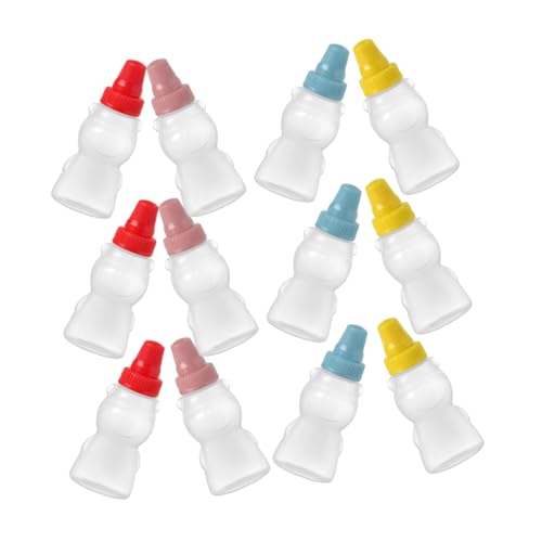 PHENOFICE 12piezas Botella De Salsa De Oso Pequeña Dispensador De Vinagre Para Condimentos Botella Para Salsa De Uso Cocina Para Aderezo De Ensalada Miel PHENOFICE 12piezas Botella De Salsa De Oso Pequeña Dispensador De Vinagre Para Condimentos Botella Para Salsa De Uso Cocina Para Aderezo De Ensalada Miel