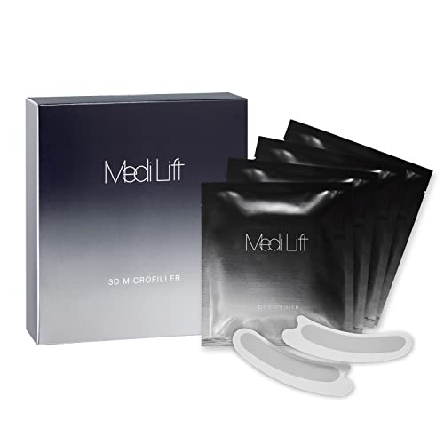 MediLift 3D Micro-filler Patch - Micro Tip Patches for Wrinkles, Fine Lines, Smile Lines 2 x 4 sets (8 pieces)