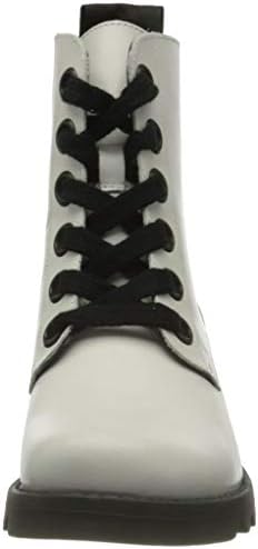Fly London Women's Combat Boot, Offwhite, 5 | Image 1