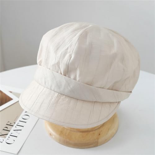 Gorra estilo boina vintage para mujer de algodón miniatura 2