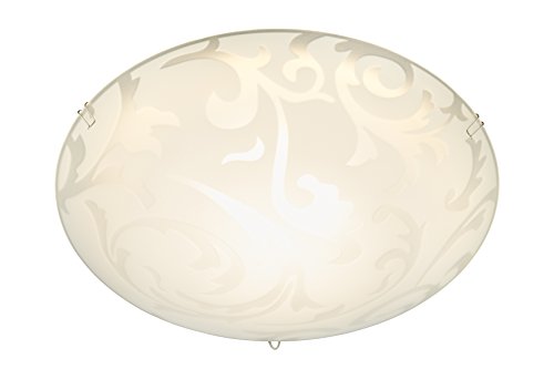 Preisvergleich Produktbild Briloner Leuchten Deckenleuchte, LED Lampe, Deckenlampe, LED Strahler, Spots, Wohnzimmerlampe, Deckenstrahler, Deckenleuchte Wohnzimmer, Deckenspot, Deckenbeleuchtung, Glas mit Dekor