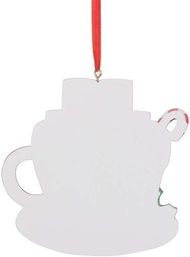 Miniatura 8 de Adornos para árbol de Navidad 2024 – Adorno personalizado de la familia de 5 cacaos de malvaviscos – Regalo de recuerdo de vacaciones – Taza de