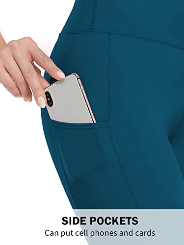 CharmLeaks Women Yoga Shorts with Two Pocket Workout Tummy Control Leggings Running Shorts - Image 4