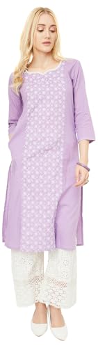 Image of Max Women's Cotton Straight Fit Casual Kurta