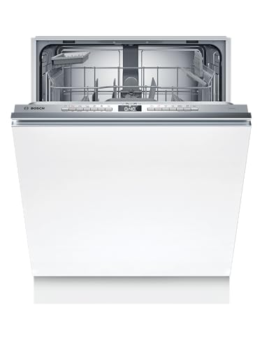 Bosch SMV4HTX14E Serie 4 Vollintegrierter Geschirrspüler, 60 cm, Smart Start, VarioFlex Körbe, Info Light, Geprüfte Hygiene Qualität, Silence Programm