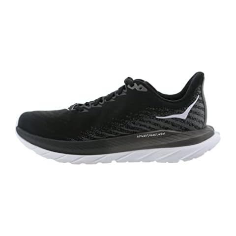 HOKA ONE ONE Men's Mach 5 Running Shoes, Black/Castlerock, 10.5 UK Cover