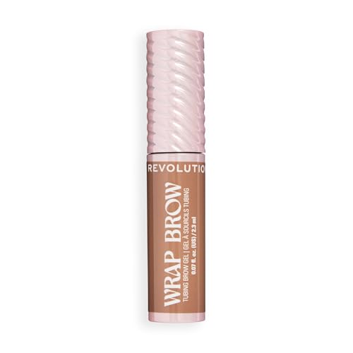 Image of Revolution Wrap Brow Tubing Tinted Eyebrow Gel, Warm Medium Brown