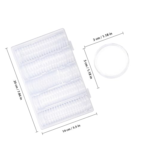 Set organizador para monedas DOITOOL con 100 portamonedas miniatura 2