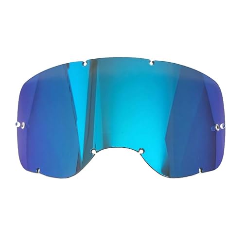 HZ Unisex-Adult SE-41Z056-HZ Blaue verspiegelte Linse Curve Fox kompatibel mit Airspace/Main VLS, Blue Mirror, One Size
