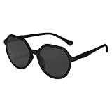 Lunettes de soleil pour homme et femme - Tendance - Rétro - Tendance - Tendance - Rétro - Style classique, Noir , taille unique