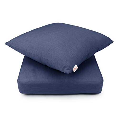 Austin Horn Classics Sunbrella Deep Seat Replacement Cushion Set (Indigo)