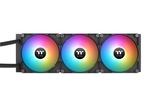 Image of Thermaltake TH420 V2 Ultra ARGB Sync /ARGB Fan 140 * 3 /PWM 500~1800rpm /Water Block 2.1inch LCD /Black