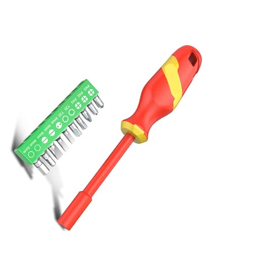 Kits de puntas de destornillador aisladas resistentes a los golpes con punta de acero para técnicos, electricistas, proyectos de ingeniería