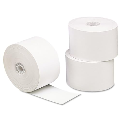 Universal 35712 Single-Ply Thermal Paper Rolls, 3 1/8