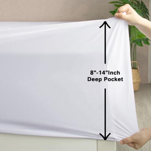Full Size Mattress Protector Waterproof, 54"x75" Fits Up to 14"