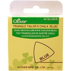 Bulk Buy: Clover triángulo sastre tiza azul 432-b (3 unidades)