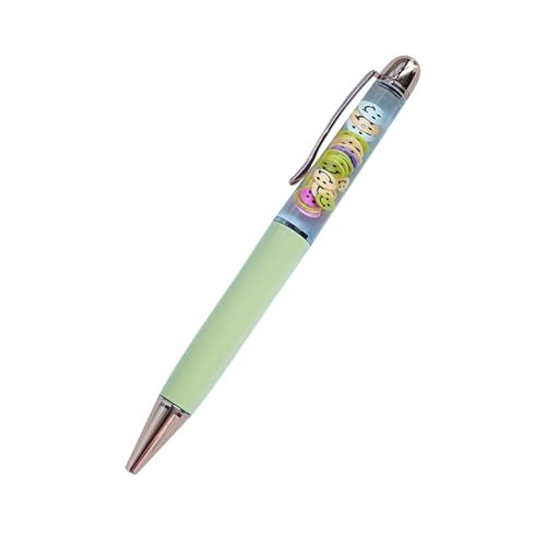 Image of Smile Emott Funny Pens Cute Floater Floating Liquid Writing Journaling Office Pen Unique Gift For Women Men