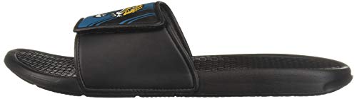 Image of FOCO mens NFL Team Logo Legacy Sport Slide Sandals