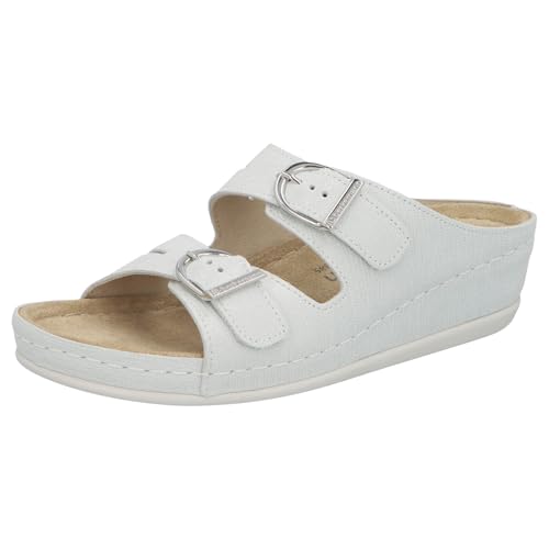 Mule femme Berkemann Lüneburg sandale confort sabot cuir réglable pied large