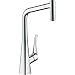 Produktbild hansgrohe Metris Einhebel-Küchenarmatur (Komfort-Höhe 320 mm, mit Ausziehbrause und Schlauchbox) chrom