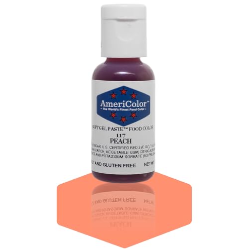AmeriColor Peach Soft Gel Paste Food Color, .75 oz