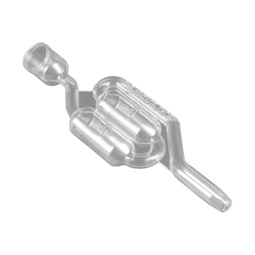 Brewing Airlock - Tarros de fermentación con válvula en forma de S, envasados de agua de larga duración que detiene las fugas de olor, ideal para cerveza, vino, sidra, encurtidos, suministro