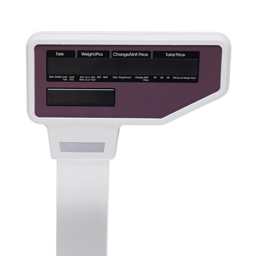 Báscula digital electrónica para alimentos 66lb con impresora miniatura 5