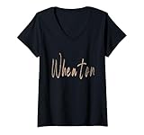Photo Gallery donna wheaton illinois vintage design elegante maglietta con collo a v Photo Gallery donna wheaton illinois vintage design elegante maglietta con collo a v