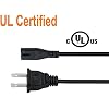 BestCH AC Power Cord Cable Plug for SE-400 CS-6000i Brother Pfaff Singer Sewing Machine