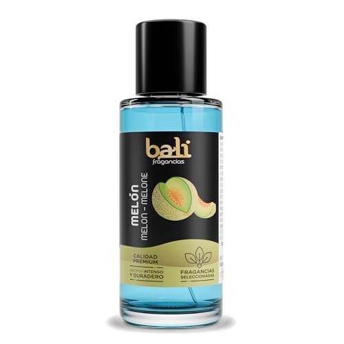 Bali fragancias Esencia al Aceite de Melón para Humidificador. Ambientador Dulce y Fresco en Esencia para Difusor. Aceite Natural para Quemador de Aromaterapia. 50 ml