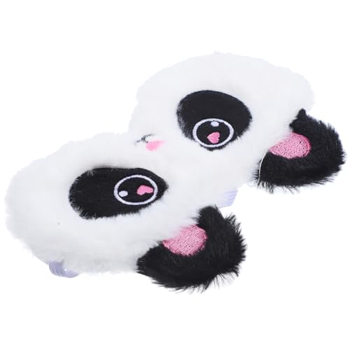 HAPINARY 1 Pc antifaz de peluche equipo máscara para dormir en los ojos para eye mask for sleeping felpa para dormir con los ojos vendados sombra de ojos para dormir paño