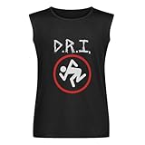  BAIAOBANG Dri \'Skanker\' T Shirt D.R.I. Running Vests for Men Size S
