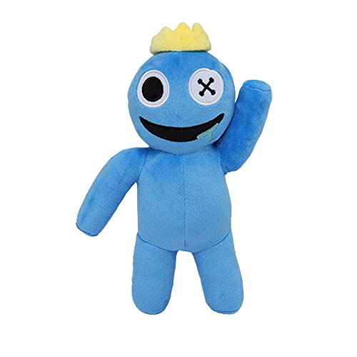 Rainbow Friends Jouet en peluche pour Halloween, Noël, anniversaire - Pour enfants - Bleu Cover