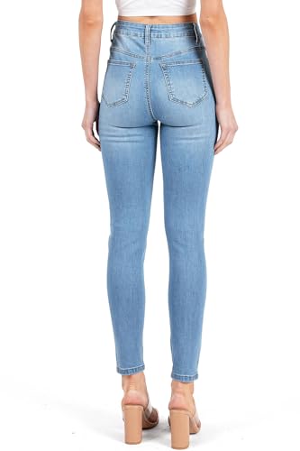 WAX JEAN Womens Juniors High Waisted Skinny Jeans3