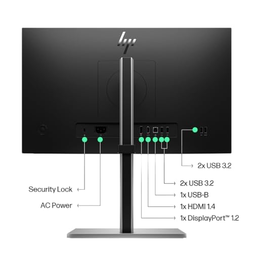 Image of HP EliteDisplay E24 G5 24 inch Full HD LED-Backlit LCD IPS Monitor, 2-Pack Bundle with USB Hub and Displayport