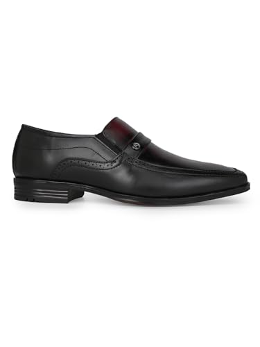 Image of ALBERTO TORRESI Genuine Leather Tan Slipon Formal Shoes