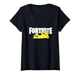 Fortnite Banana Lay Down With Title V-Neck T-Shirt