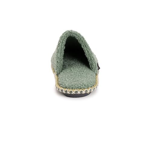 MUK LUKS Women's Novelty Punch Needle Scuff3