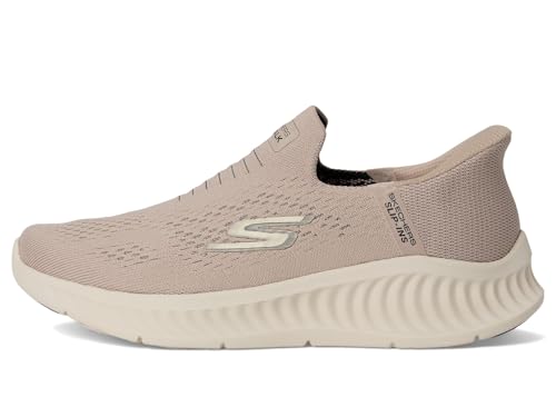 Image of Skechers Men's Hands Free Slip-ins Go Walk Now - Sauntered Sneaker Taupe 7.5 Medium