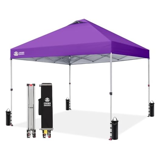 Best rainbow umbrella CROWN SHADES 10x10 Pop Up Canopy Tent
