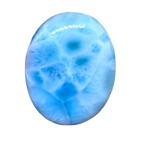 Larimar pierre naturelle cabochon pour bijoux bague pendentif collier diy 27x21x6mm