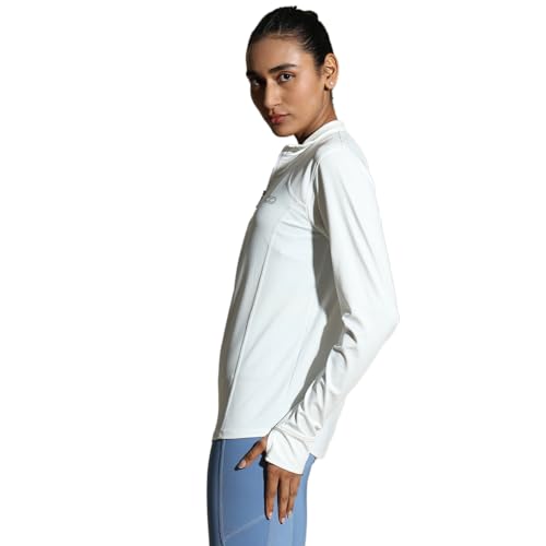 Image of Silvertraq Women's Athleisure Runner Zip Neck T-Shirt
