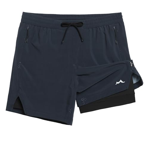 Image of maamgic Men's Athletic Running Shorts with Liner Ultra Lightweight Workout Shorts 5 inch / 7 inch