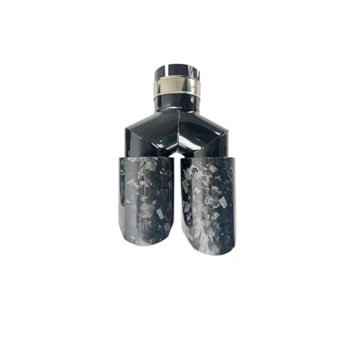 Silencieux universel en Y pour double sortie d'échappement auto BMW et VW 63mm-101mm gauche
