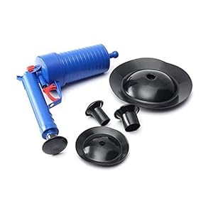 GOUDAN-QIU Power Toilet Plunger Set Drain Clog Remover Tool Drain Snake Tub Drain Cleaner Opener Air Drain Blaster Gun…